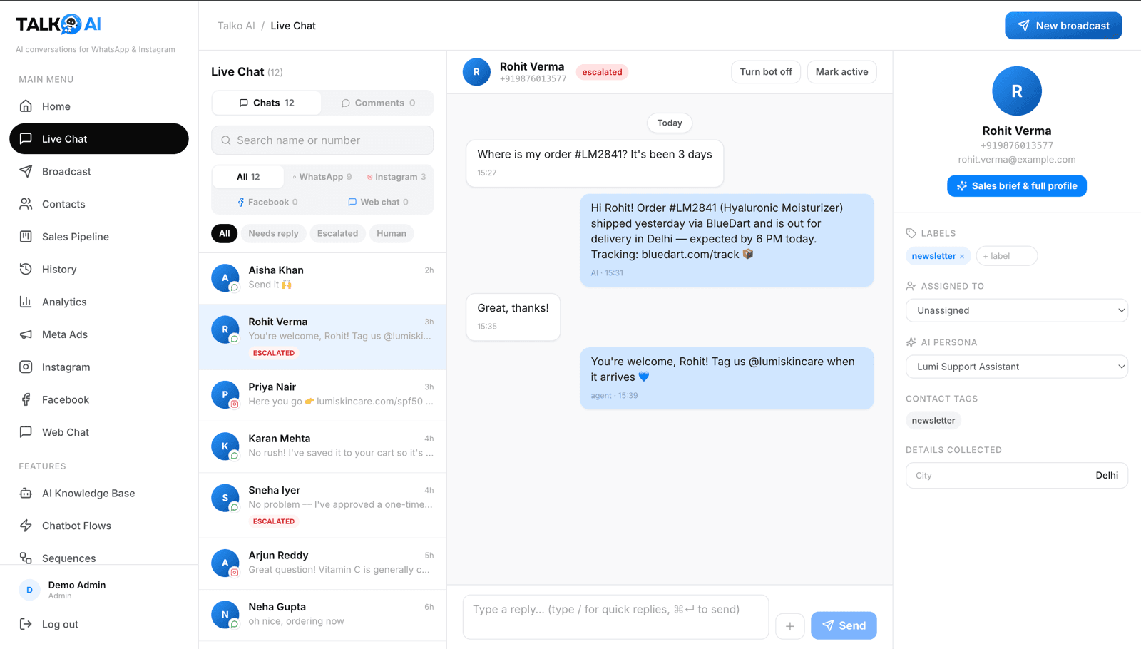 One AI inbox for every channel